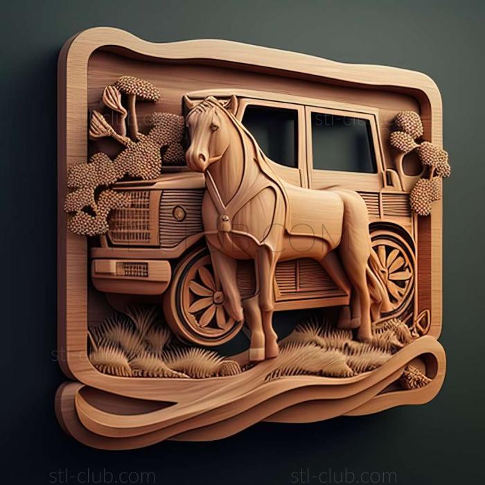 3D model Land Rover Centaur (STL)